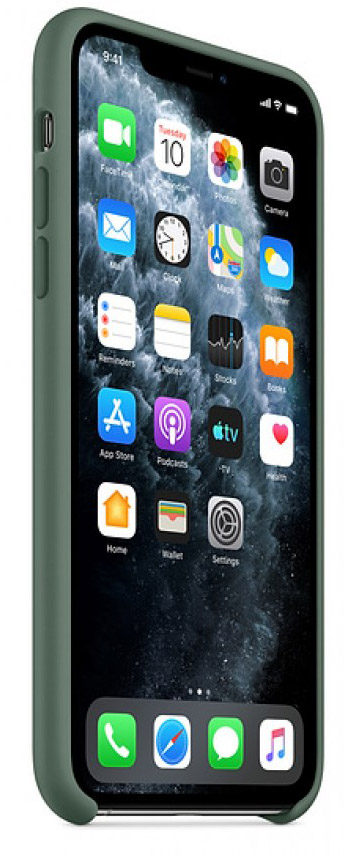 Чехол Silicone Case для iPhone 11 зеленый
